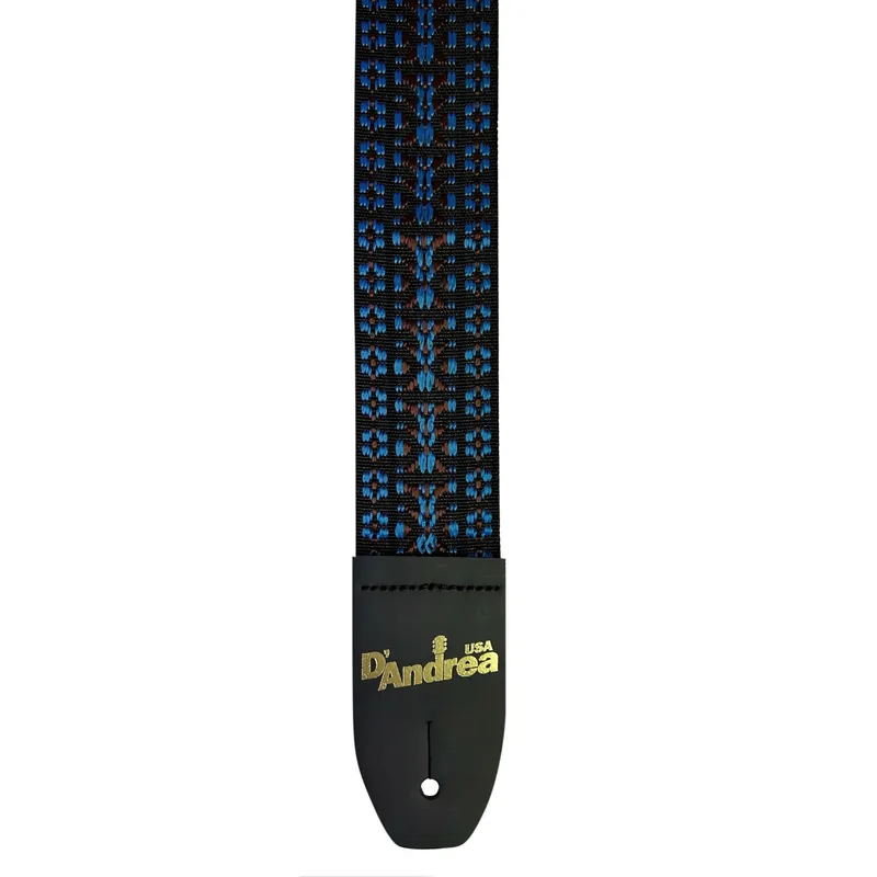 Neuheit D'Andrea Woven Guitar Strap (1313-4), Blue