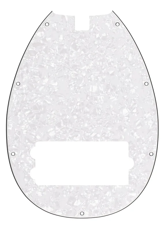 Sadowsky Parts - 21-Fret Vintage M Bass Pickguard - 5-String - White Pearl Top-Preis
