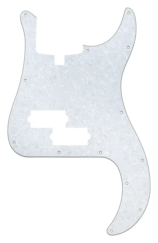 Sofort Bestellen Sadowsky Parts - 21-Fret Hybrid P/J Bass Pickguard - 5-String - White Pearl