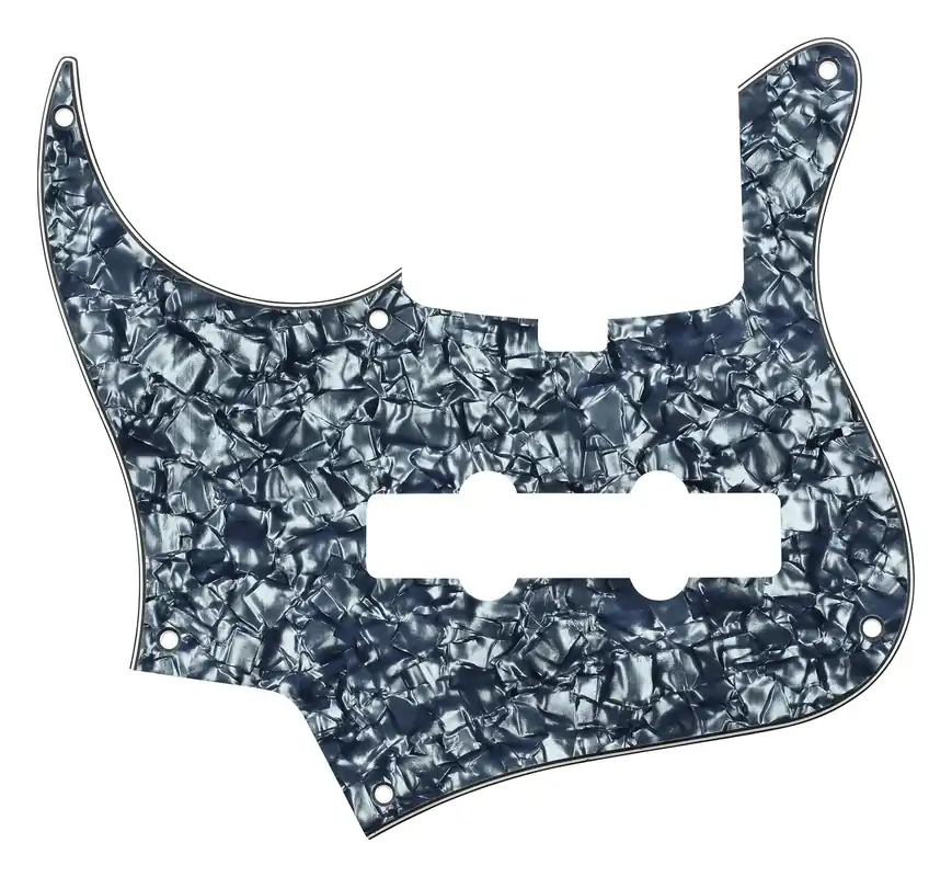 Sadowsky Parts - 24-Fret Vintage J/J Bass Pickguard - 5-String - Silver Pearl - Lefthand Aktuell