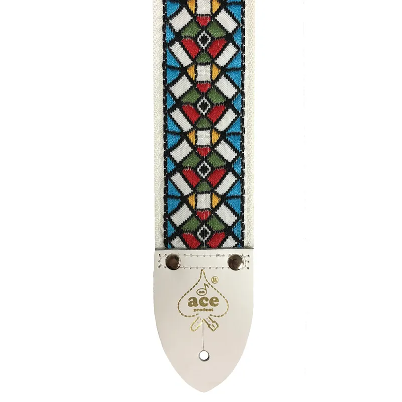 D'Andrea Ace Vintage Reissue Guitar Strap (ACE-3), Stained Glass Wochenendangebot