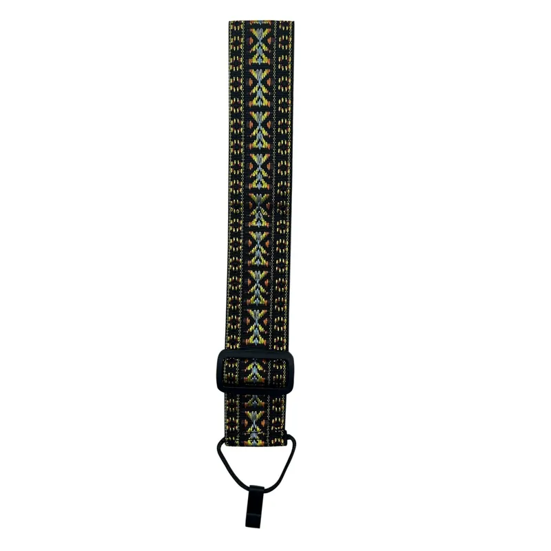 Kostenloser Rückversand D'Andrea Classical Guitar Strap Woven Tapestry Padded (1399-2), Orange/Yellow