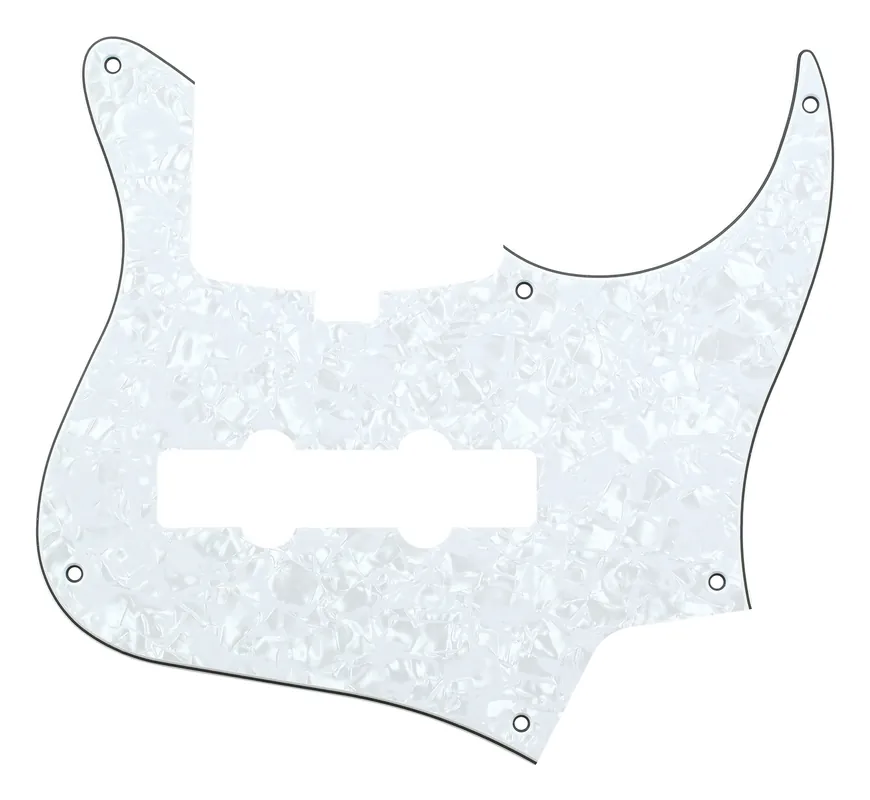 Sadowsky Parts - 24-Fret Vintage J/J Bass Pickguard - 5-String - White Pearl Top-Seller