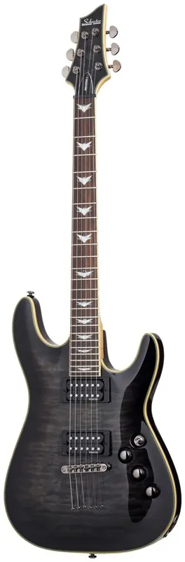 SCHECTER E-Gitarre Omen Extreme 6 STBLK See-Thru Black Letzte Chance