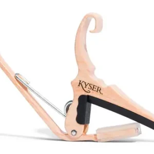 KYSER Kapodaster Quick-Change Capo Akustikgitarre, ahornfarbig Schnäppchen