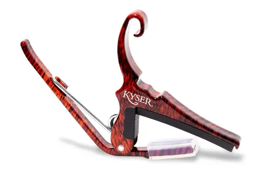 Bestpreis KYSER Kapodaster Quick-Change Capo Akustikgitarre, Rosewood
