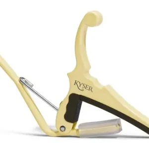 Meistverkauft KYSER Quick-Change Capo Fender x Kyser E-Gitarre, Olympic White