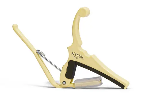 Meistverkauft KYSER Quick-Change Capo Fender x Kyser E-Gitarre, Olympic White