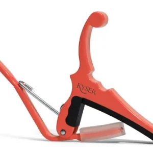 Gratis Versand KYSER Quick-Change Capo Fender x Kyser E-Gitarre, Fiesta Red