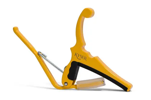 Neu Im Sortiment KYSER Quick-Change Capo Fender x Kyser E-Gitarre, Butterscotch Blonde