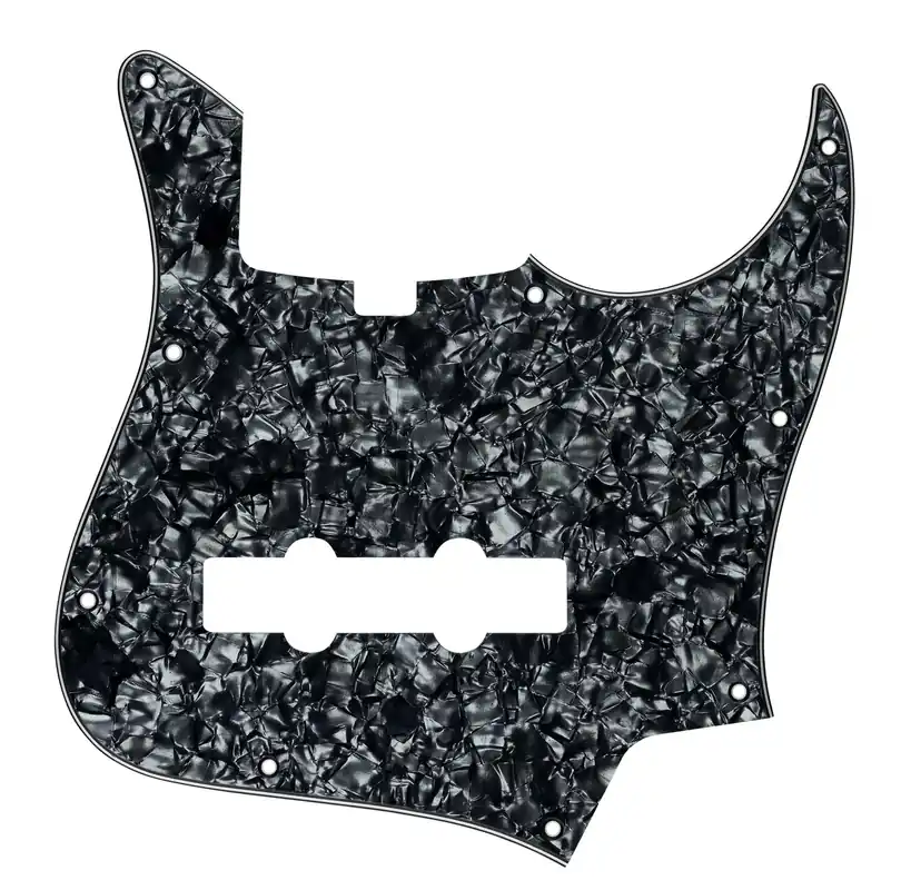 Heißes Angebot Sadowsky Parts - 22-Fret Will Lee J/J Bass Pickguard - 5-String - Black Pearl
