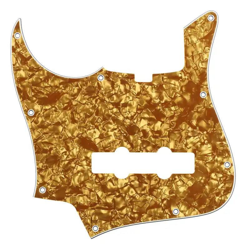 Online Kaufen Sadowsky Parts - 22-Fret Will Lee J/J Bass Pickguard - 5-String - Gold Pearl - Lefthand