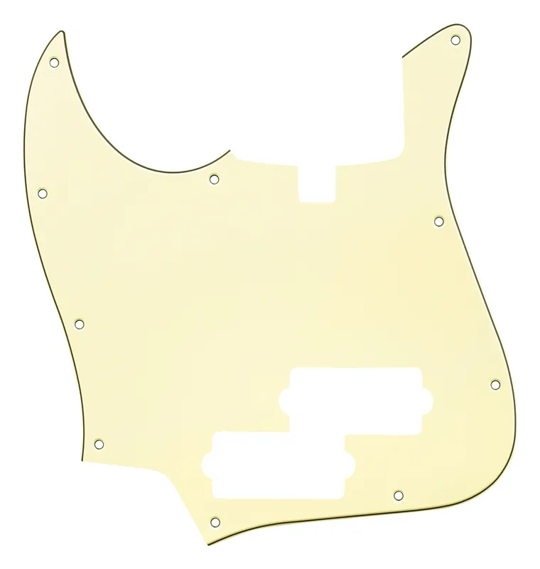 Sadowsky Parts - 21-Fret P/J Bass Pickguard - 5-String - Vintage White - Lefthand Jetzt Bestellen