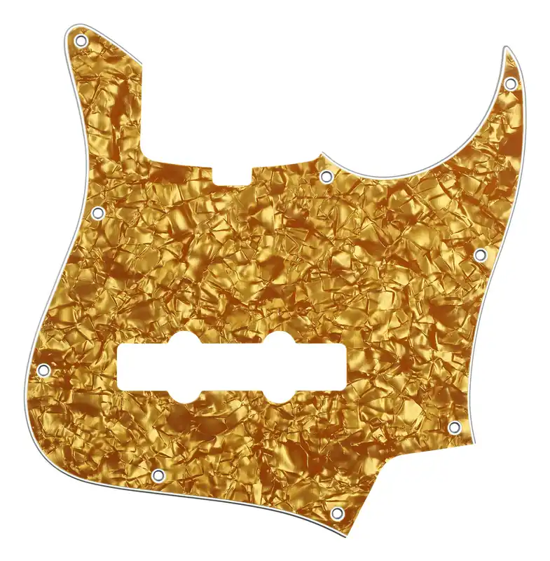 Sadowsky Parts - 22-Fret Will Lee J/J Bass Pickguard - 5-String - Gold Pearl Wochenendangebot