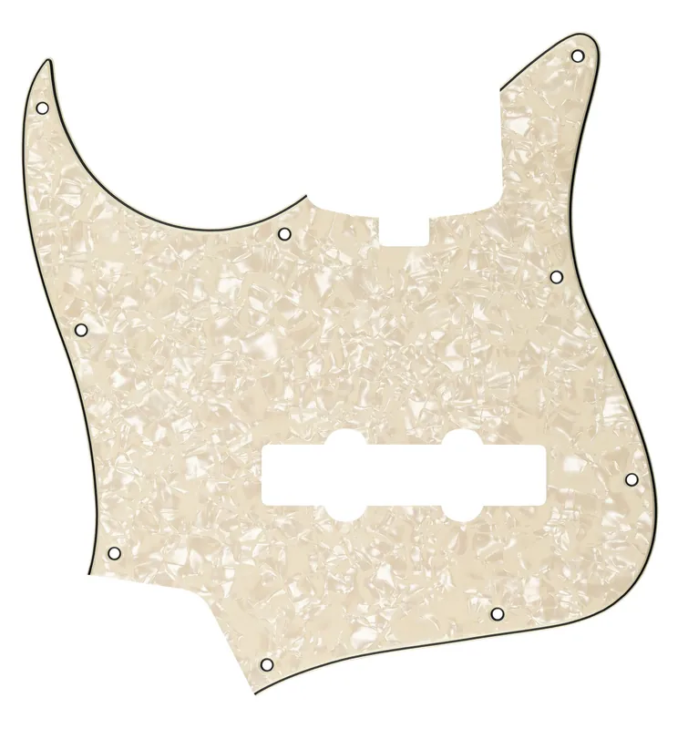 Finale Aktion Sadowsky Parts - 22-Fret Will Lee J/J Bass Pickguard - 4-String - Cream Pearl - Lefthand