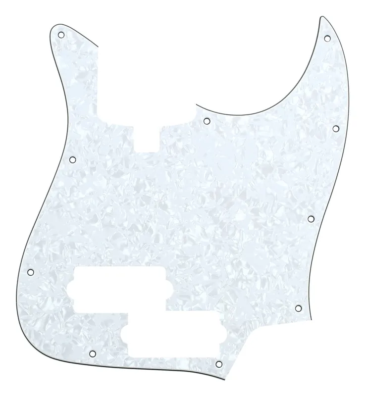 Sadowsky Parts - 21-Fret P/J Bass Pickguard - 4-String - White Pearl Kostenloser Rückversand
