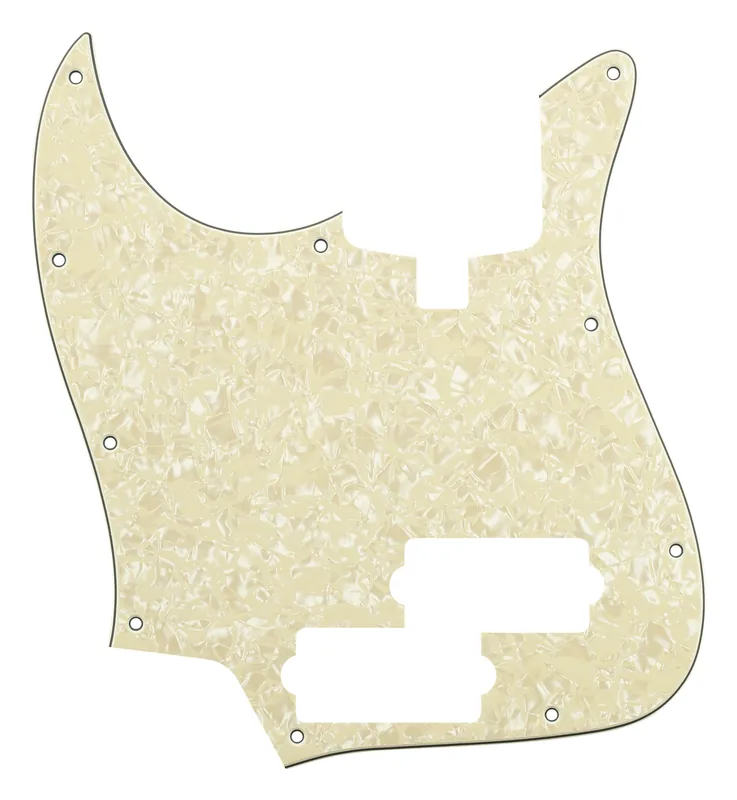 Sadowsky Parts - 21-Fret P/J Bass Pickguard - 4-String - Cream Pearl - Lefthand Mega-Angebot