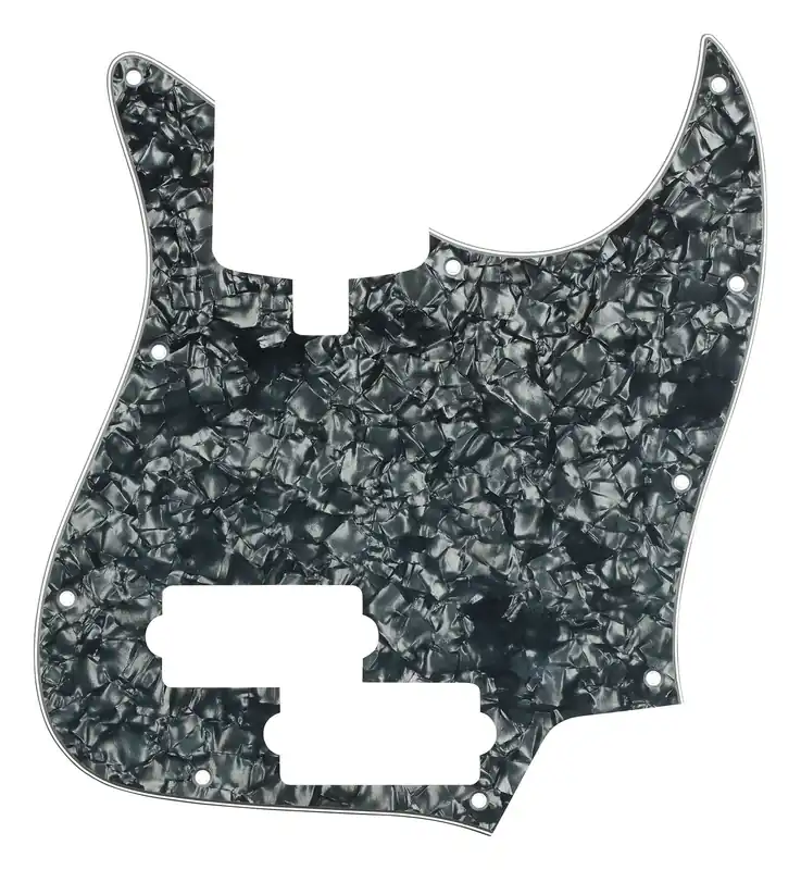 Sale Sadowsky Parts - 21-Fret P/J Bass Pickguard - 4-String - Black Pearl