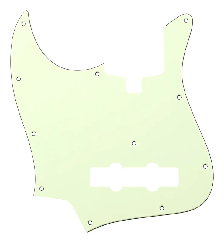 Sadowsky Parts - 20 & 21-Fret J/J Bass Pickguard - 4-String - Mint Green - Lefthand Sofort Bestellen