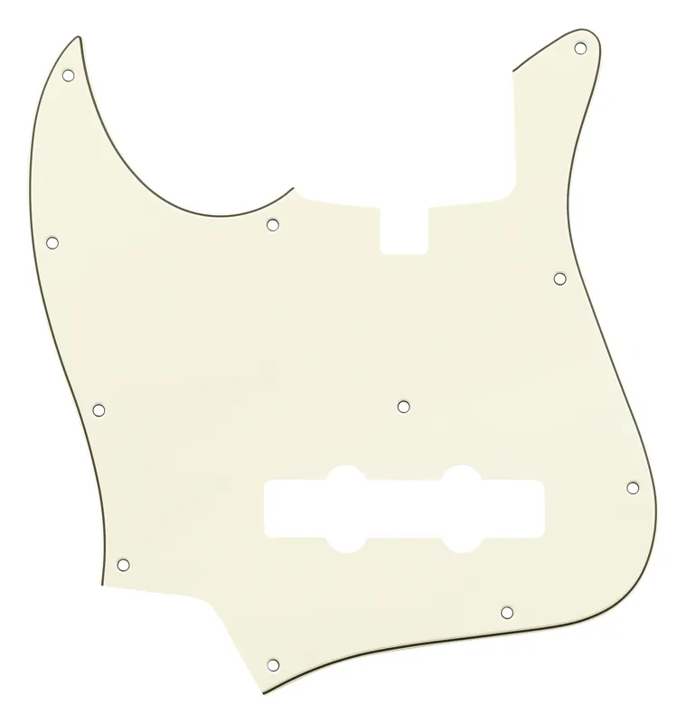 Sadowsky Parts - 20 & 21-Fret J/J Bass Pickguard - 5-String - Parchment - Lefthand Kostenfreie Lieferung