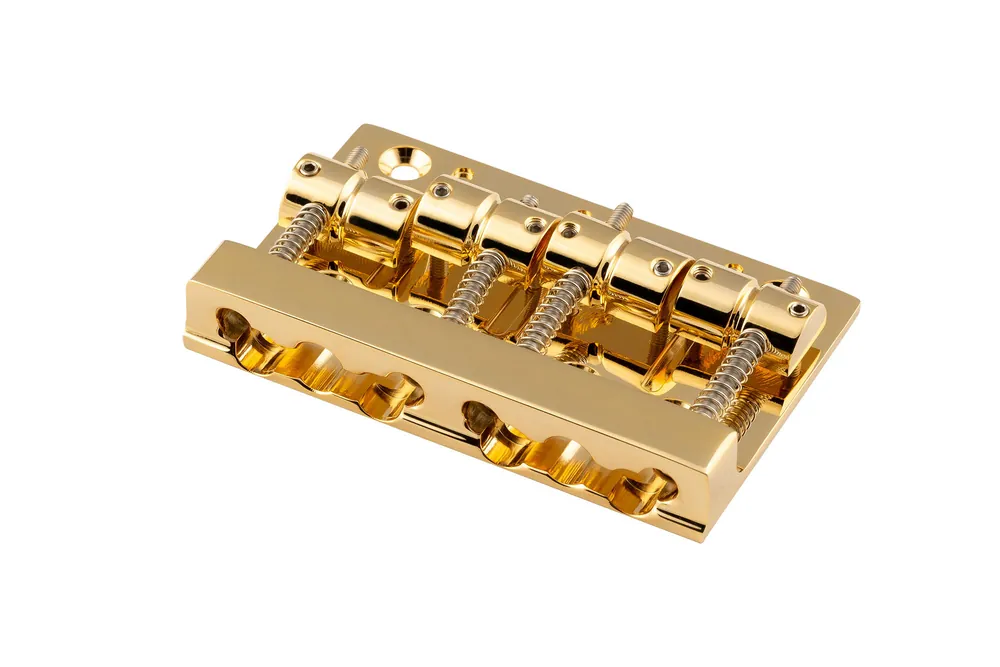 Top-Angebot Sadowsky Parts - MetroLine Quick Release Bridge, 20 mm, 4-String - Gold