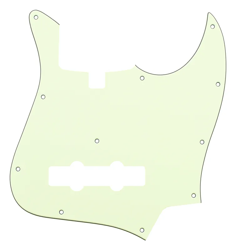 Sadowsky Parts - 20 & 21-Fret J/J Bass Pickguard - 5-String - Mint Green Kostenloser Versand