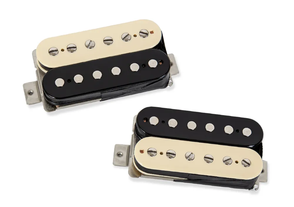 Meistverkauft Seymour Duncan Slash 2.0 Humbucker Set, 1-Conductor Cable - Zebra