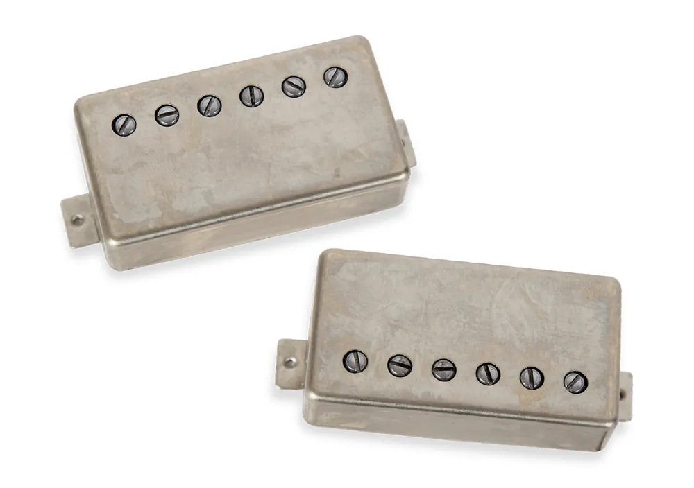Seymour Duncan Slash 2.0 Humbucker Set, 1-Conductor Cable - Raw Nickel Cover Kostenloser Versand