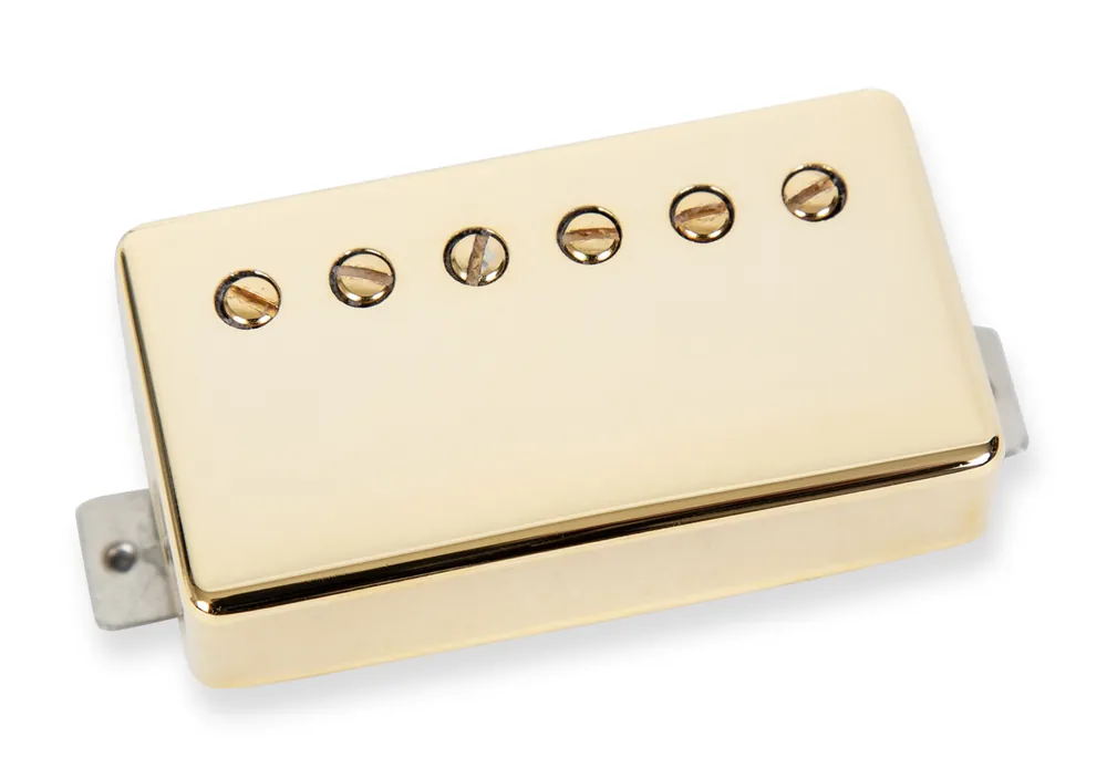 Echt Seymour Duncan Slash 2.0 Neck Humbucker, 1-Conductor Cable - Gold Cover