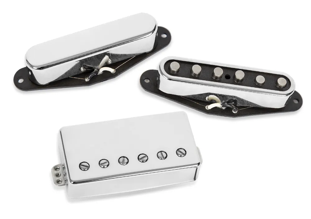 Seymour Duncan Signature Lari Basilio Pickup Set, Trembucker - Chrome Neuheit