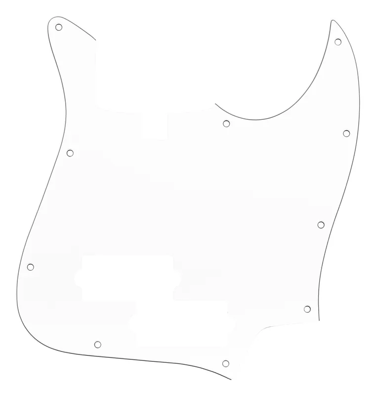 Sadowsky Parts - 21-Fret P/J Bass Pickguard - 5-String - White Solange Der Vorrat Reicht