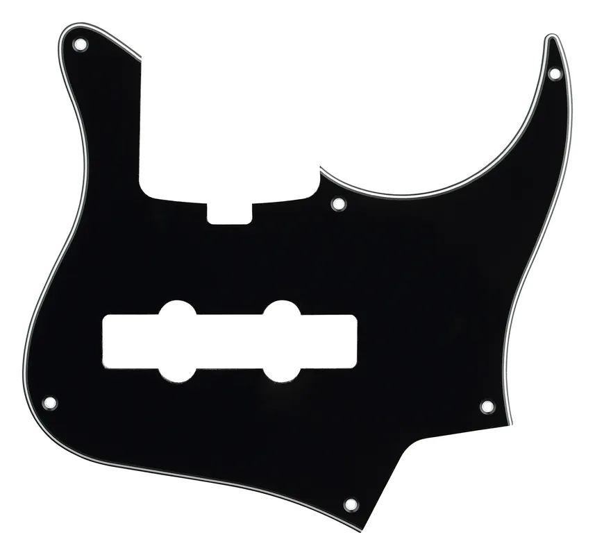 Versand Am Gleichen Tag Sadowsky Parts - 24-Fret Vintage J/J Bass Pickguard - 4-String - Black