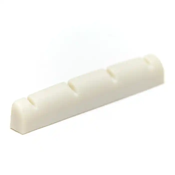 Begrenztes Angebot TUSQ PQ-1250-00 - Ukulele Nut, Flat, Bottom, Slotted, 4-String