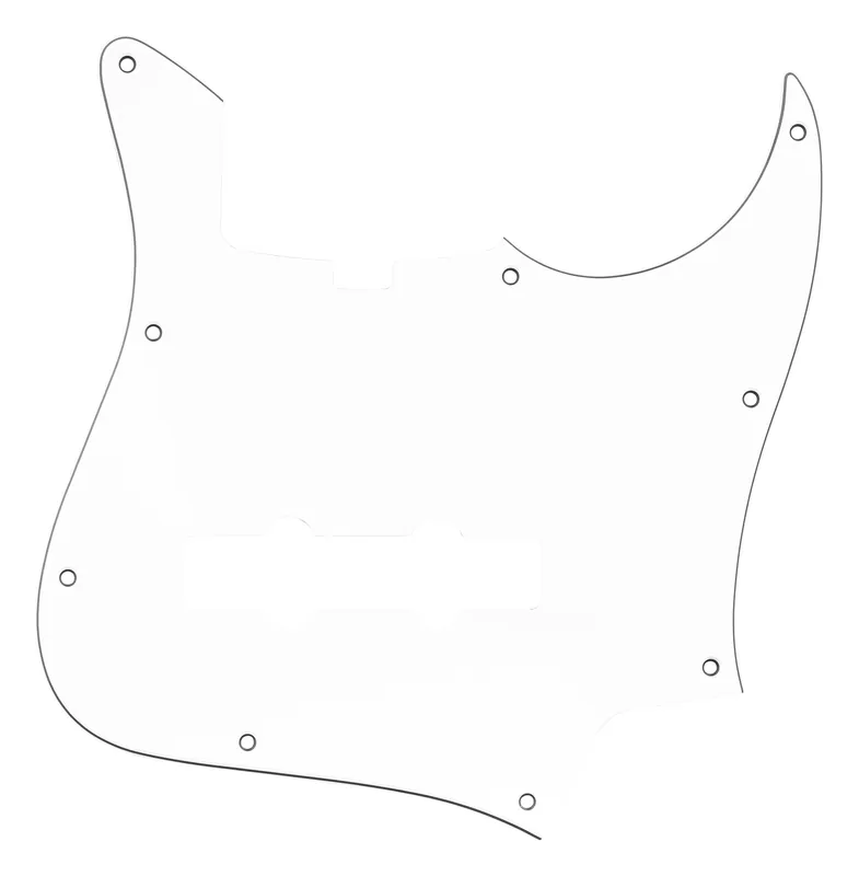 Kracherpreis Sadowsky Parts - 22-Fret Will Lee J/J Bass Pickguard - 5-String - White