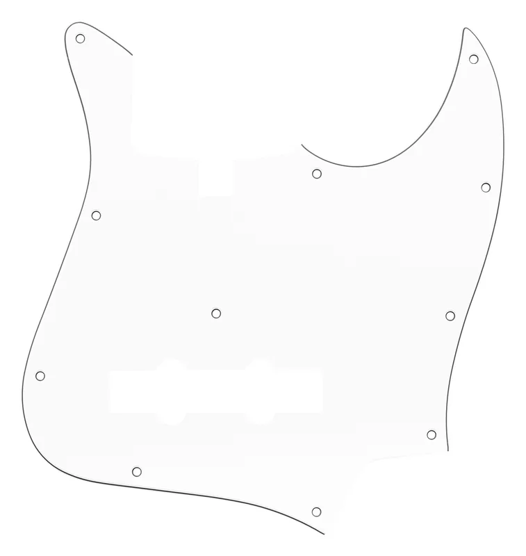 Sadowsky Parts - 20 & 21-Fret J/J Bass Pickguard - 5-String - White Bestseller