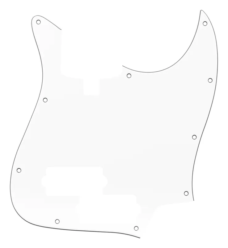 Sadowsky Parts - 21-Fret P/J Bass Pickguard - 4-String - White Knallerangebot