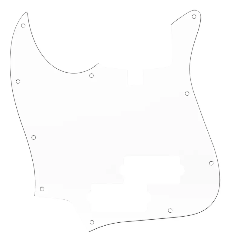 Direkt Vom Hersteller Sadowsky Parts - 21-Fret P/J Bass Pickguard - 5-String - White - Lefthand
