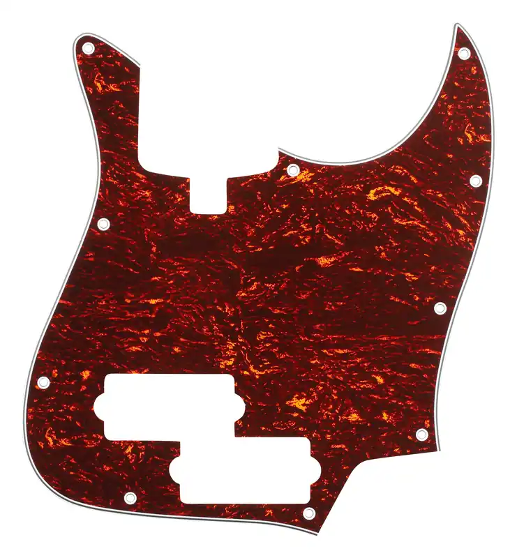 Aktuell Sadowsky Parts - 21-Fret P/J Bass Pickguard - 4-String - Tortoise