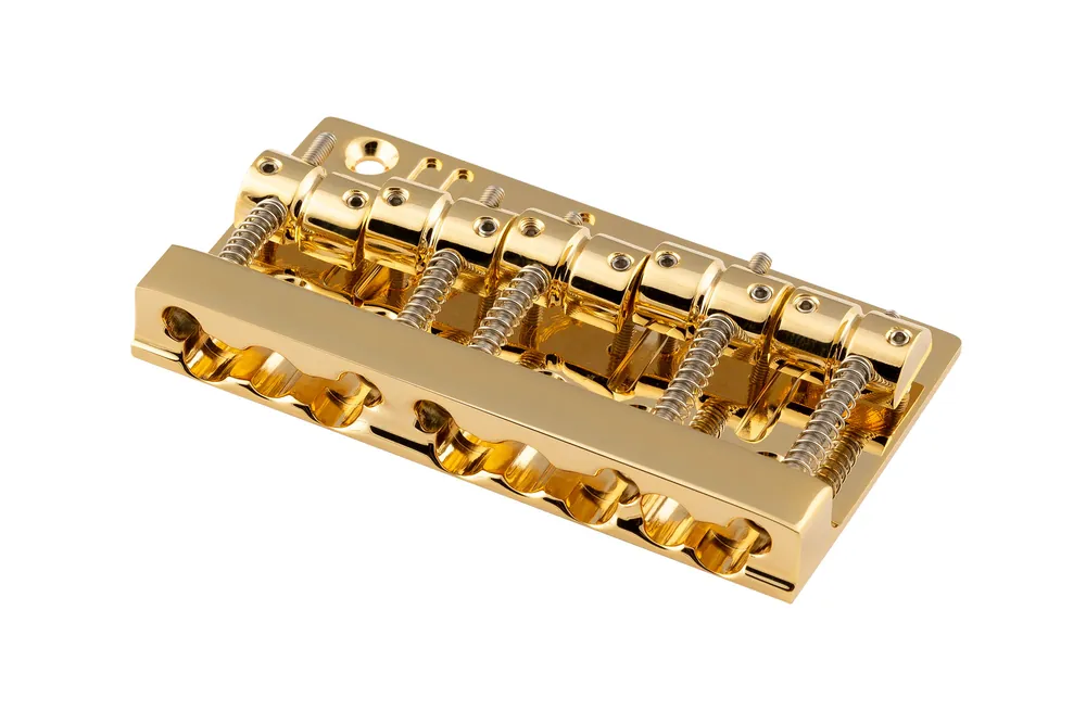 Kostenfreie Lieferung Sadowsky Parts - MetroExpress Quick Release Bridge, 18 mm, 5-String - Gold